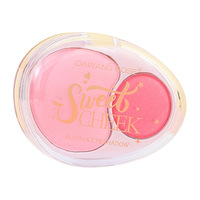 Palette de fard à joues bicolore DAWANGROSE, fini mat, éclat naturel, illumine le teint, taille standard