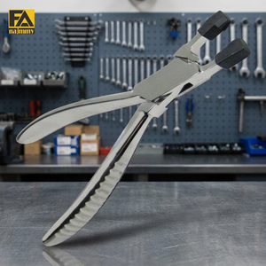 Stainless Steel Circlip Pliers 3 In Serrated Jaw Flat Tip Industrial Grade Soft Grip Handle High Quality Instruments - Product Image 3