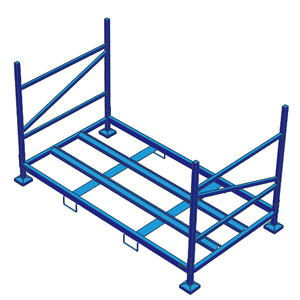 Gấp kim loại tự động ngành công nghiệp di động lốp lốp ráp vải cuộn lốp giá xếp chồng kệ - Product Image 1