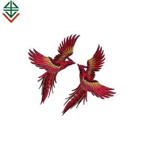 Écussons de Broderie Personnalisés Phoenix <span class=keywords><strong>Phenix</strong></span> Oiseaux Cèdre Or Dessin Animé pour Enfants Écusson de Broderie - Product Image 3