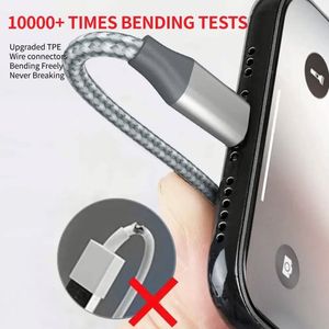 Hot Selling 2M 6FT Mobile Phone Fast <b>Charging</b> <b>Cable</b> USB <b>C</b> <b>Type</b> Charger for <b>Type</b> <b>c</b> Port Device - Product Image 5