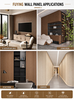 Panneaux composites WPC de haute résistance et de haute qualité, résistants à l'humidité, panneaux muraux WPC modernes avec grain de bois et de marbre