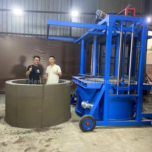 Schnellformende Mobile Rohrherstellungsmaschine Hocheffiziente Beton-Rundrohr-Formmaschine Zementrohr-Herstellungsmaschine - Product Image 3