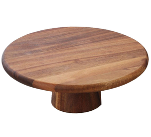 Supports à gâteaux en bois massif avec couvercles en verre - Product Image 6