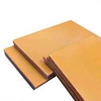 Plaque en bakélite rouge orangé haute dureté, épaisseur 5mm/10mm/20mm, découpe sur mesure pour pièces d'isolation de gabarits de test