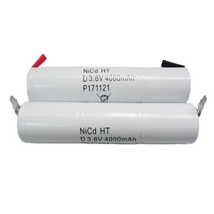 Ni-cd sc1700mah 6 v 7.2 v 2.4 v 3.6 v 9.6 v v 可充电镍镉 aa d 电池组用于应急灯