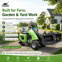 Chargeuse compacte LAWNIO certifiée CE EPA EuroV ISO, à transmission hydraulique intégrale, machine polyvalente pour vignobles
