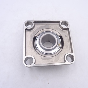 25mm SSUCF205 SUCF205 Edelstahl 4 Schrauben Vierkant flansch UCF205 Steh lager gehäuse SF205 mit SUC205 Kugellager - Product Image 4
