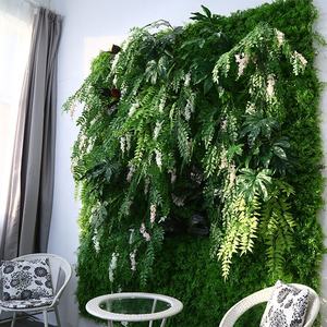 紫外线户外塑料人造墙植物绿色悬挂垂直草木丛林室内装饰 - Product Image 2