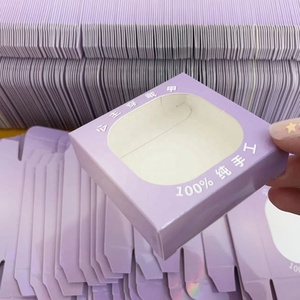 Tùy Chỉnh Nail Bao Bì Hộp Bán Buôn Màu Sắc Nail Bao Bì Hộp Giấy In Ấn Cửa Sổ Mở Ngón Tay Móng Tay Hộp - Product Image 5