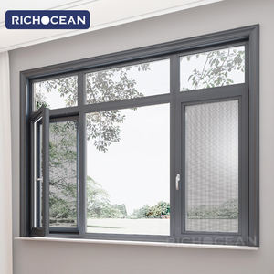 <span class=keywords><strong>Fenêtres</strong></span> <span class=keywords><strong>à</strong></span> battants en aluminium RICHOCEAN, sur mesure, triple et <span class=keywords><strong>double</strong></span> <span class=keywords><strong>vitrage</strong></span>, résistantes aux ouragans - Product Image 2