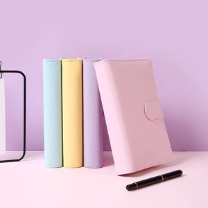 Cuaderno A6 recargable de cuero PU, lindo diario de hojas sueltas con cubierta, organizador multifuncional para diario y planificación - Product Image 5