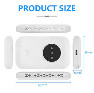 Nuevo Router Portátil 4G LTE de 2100mAh, Tipo-C, Wifi 2.4G, Mini Hotspot Inalámbrico de Bolsillo, Módem Router de 150Mbps con Ranura para Tarjeta SIM - Product Image 3