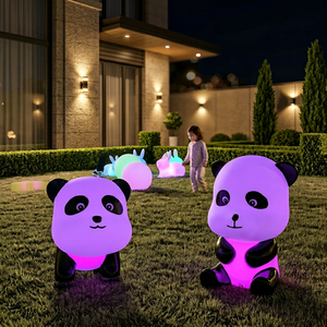 Lámpara LED con Forma de <span class=keywords><strong>Panda</strong></span>, Resistente al Agua, para Exteriores, con Control Remoto, para Decoración Navideña de Villas - Product Image 3
