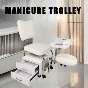 Multifunctional nail art table, manicure table, multifunctional <b>work</b> makeup and nail art table, tool storage and mobile cabinet - Product Image 1