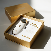Boîte personnalisée avec couvercle et base, et boîte cadeau blanche pour appareil de beauté, en papier blanc, ajustement parfait