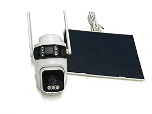 Caméra de sécurité extérieure <span class=keywords><strong>sans</strong></span> <span class=keywords><strong>fil</strong></span> solaire 4G/Wi-Fi 12MP, nouveau design, 3 objectifs, PIR, AOV, PTZ, vente en gros d'usine - Product Image 6