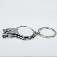 Décapsuleur personnalisé en métal souvenir porte-clés coupe-ongles porte-clés pour A-09 de sublimation