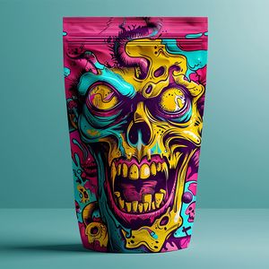 Bolsas de Mylar Personalizadas Kalee de 3.5g, con Cierre Superior Mate, <span class=keywords><strong>a</strong></span> Prueba de Olores, con Impresión en Grabado, 100 Unidades para Dulces y Gomitas - Product Image 2