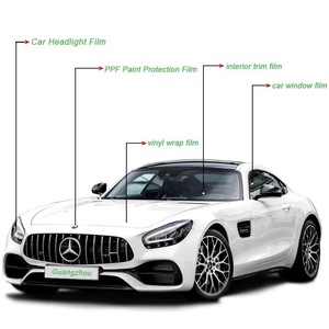 Vsin 7.5MIL 190microns TPU PPF Film pour enveloppe de voiture Film de protection de peinture Carrosserie 1.52m * 15m rouleau non jaunissant enveloppe de voiture - Product Image 6