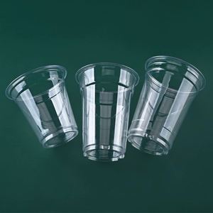 Gobelets en plastique PET transparents personnalisables avec couvercles pour matcha latte, café glacé à emporter, 12oz, 14oz, 16oz, 18oz, 20oz, 24oz – Vente en gros - Product Image 3