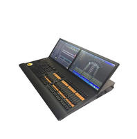 Consola de Iluminación DMX Profesional con Pantallas Duales, Multifunción, para Espectáculos, Conciertos, Eventos, Sistemas de Iluminación de Estudio