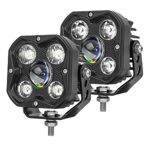 ไฟทำงาน LED ขนาด 4 นิ้ว 40 วัตต์ 6000K 6000 ลูเมนส์ 12V ใช้ได้กับรถบรรทุก รถออฟโรด รถจักรยานยนต์ ไฟขับขี่ - Product Image 1