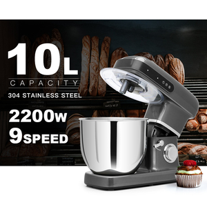 Cheftronic 10L 2200W Mélangeur ménager sur pied Kitchenaids - Product Image 3