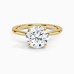 14K 18K Or IGI Certifié 1ct 2ct Bague Solitaire Diamants cultivés en laboratoire Bagues de fiançailles à sertir avec diamant CVD HPHT - Product Image 4