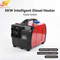 Chauffage diesel à faible consommation OkyRie AX56H 5KW, 0,15-0,35L/h, économe en carburant, télécommande, chauffage pour camping-car