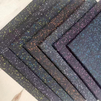 1000x1000x20mm dicke, voll schwarze Sicherheits matte mit hoher Dichte für Gym Free Weights Zone Gym Gummi böden