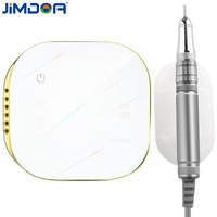 Perceuse à ongles électrique JIMDOA - Outil de manucure compact rechargeable multi-prises avec emballage cadeau personnalisé pour l'élimination des cuticules