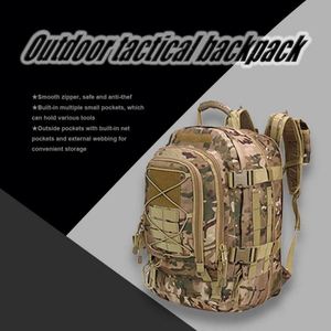 Muestra gratuita de mochila táctica MOLLE para exteriores, multifuncional, de 35L, impermeable, expandible, para viajes, camping y caza. - Product Image 5
