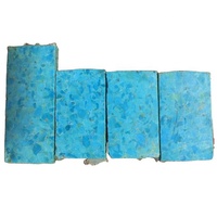 Turquoises 100% naturelles, Cabochon en matériau dur, pierre précieuse mojie, matrice, en vrac