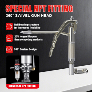 Pompe à graisse AEROPRO R806 40 litres, pompe à graisse pneumatique à air comprimé avec tuyau haute pression et pistolet à graisse - Product Image 3