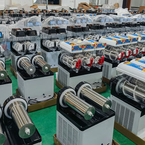 Linkrich thương mại công nghiệp 12lx2 bằng Cháo Máy ép trái cây hai Xe Tăng Đông lạnh uống kem bột tuyết quả 500W tiếng ồn thấp - Product Image 5