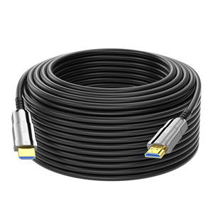 Câble HDMI 2.0 à fibre optique AOC plaqué or 10M 30M 50M 100M HDMI 4K 60Hz Noir PVC Boîte en carton AOC Moniteurs Combinaison Stock - Product Image 2