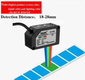 High Speed Optical Sensor For Color Detection Green Rgb Color Sensor Detector Recognition Print Color Mark Sensor Photocell