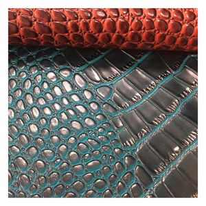 Mode <span class=keywords><strong>Crocodile</strong></span> Skin-Style Faux Cuir Coton Support PVC Cuir Synthétique pour Sacs Femme - Product Image 1