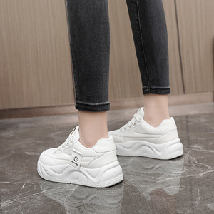 Chaussures pour femmes 2024, chaussures de sport décontractées à bout rond, semelle épaisse, tendance mode, chaussures pour femmes - Product Image 5