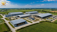 Bâtiment Agricole en Acier Préfabriqué Personnalisé, Abri pour Bétail, Moutons, Chèvres, Étable d'Élevage, Entrepôt