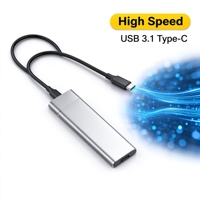 SSD externe portable OEM, disque SSD externe de type C USB 3.0 en alliage d'aluminium pour ordinateur portable, ordinateur de bureau, 256 Go - 8 To