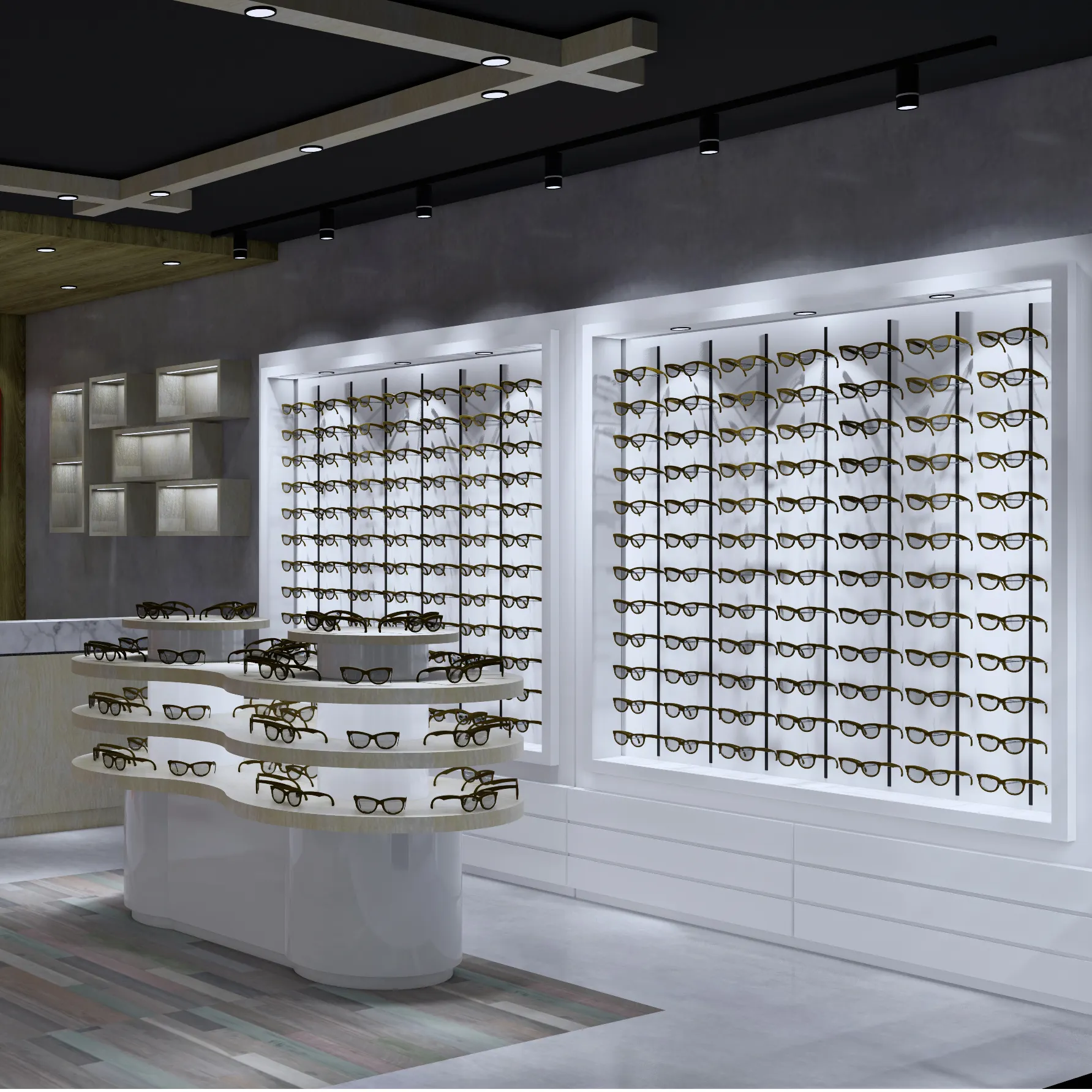 Retail Optical Shop Furniture Sunglasses Store Display Eyewear Display Stand Optical Shop Display Design Furniture Optical Shop