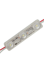 Nouveau design DC12v 1.2W 3 LEDS, module d'affichage à injection ultrasonique monocouleur, étanche IP67, extérieur, SMD 2835 5730 modules LED