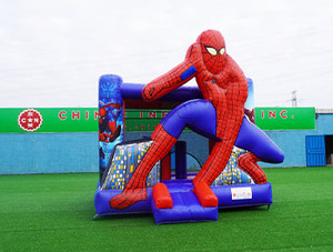 Vente Directe Usine Châteaux et Parcs d'Attractions Gonflables en PVC Série Spider-Man pour Enfants - Product Image 2