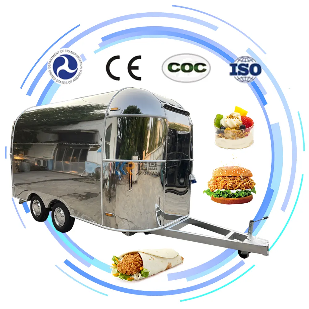 Ce Dot Unieke Straat Snack Ontbijt Automaat Kar Aangepaste Food Truck Catering Busje Concessie Food Trailer Te Koop