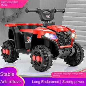Coche eléctrico para niños de cuatro ruedas, ATV autónomo para niños, puede sentarse en el cochecito de carga de coche de <span class=keywords><strong>juguete</strong></span> para bebés humanos - Product Image 4