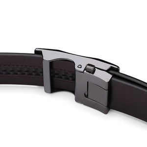 Pour WilliamPolo ceinture de luxe pour hommes de haute qualité en cuir de vache pleine fleur avec boucle en alliage automatique véritable bracelet de marque - Product Image 6