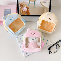 Sac de rangement suspendu pour poupées en peluche, figurines et jouets, sac de présentation pour pendentifs de sortie pour filles, sac de poussette