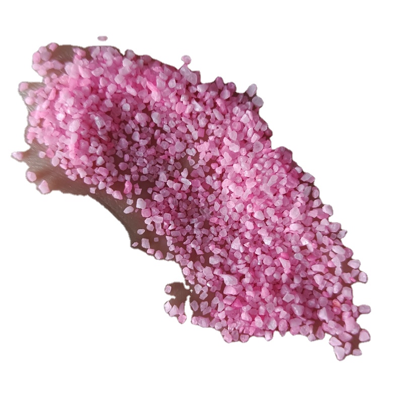 Цветной силиконовый песок розового цвета для пляжа, детский игровой песок